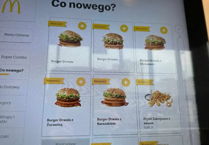 Nowe burgery Drwala w McDonald's: klasyczny, z chrzanem, żurawiną i kurczakiem.