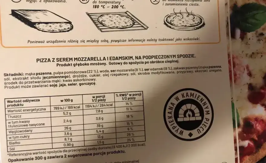 Pizza Guseppe - Ile stopni i jak długo piec? Idealny przepis!