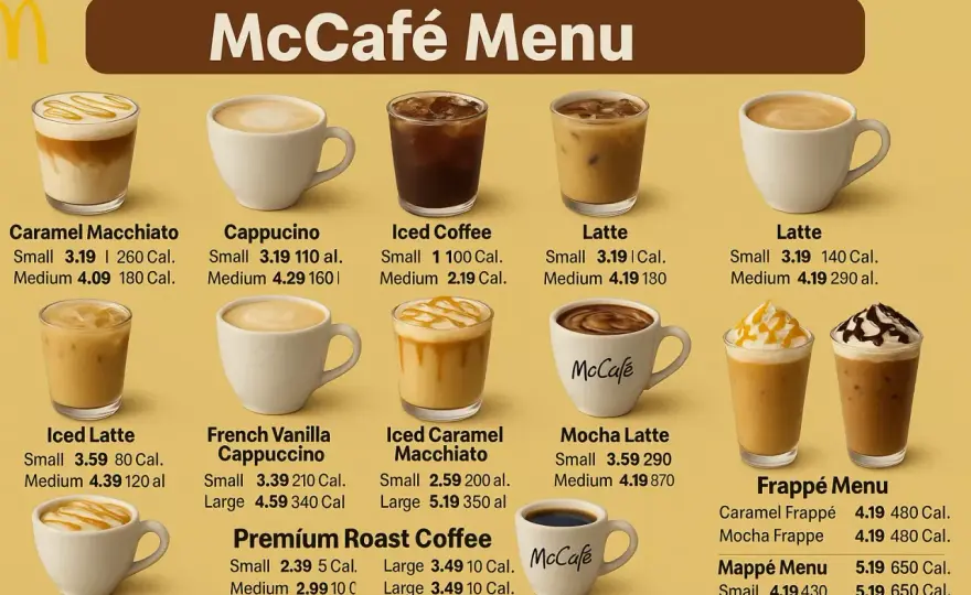 Mrożona kawa w McCafé - kiedy pojawia się w menu?