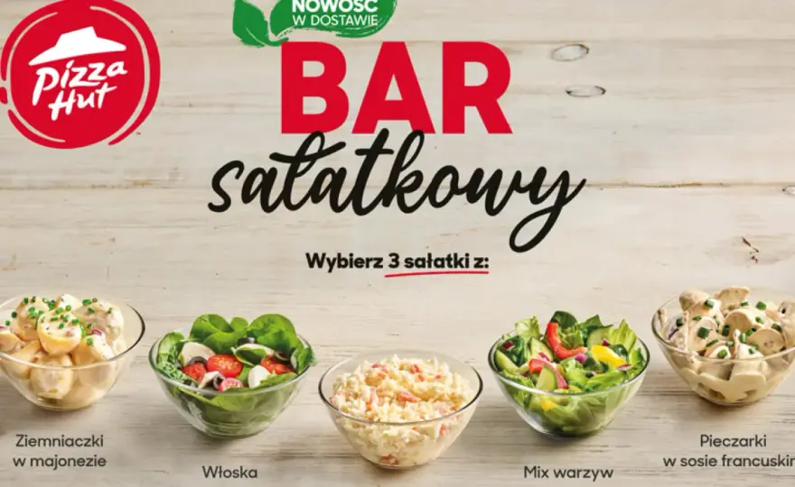 Pizza Hut - Sałatki: Czy bar sałatkowy wciąż istnieje?